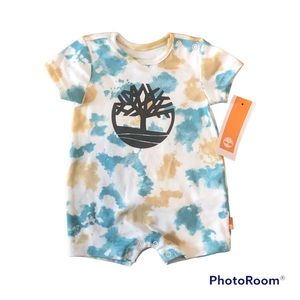 Timberland Romper Baby 0-3 Months Unisex Timberland Logo NWT